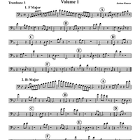 Donut Etudes: Coordination Studies, Volume 1 - Trombone 3