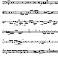 The Arrival of the Queen of Sheba HWV 67 - B-flat Trumpet