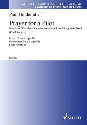 Prayer for a Pilot - Choral Score