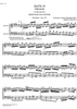 French Suite  6 E Major BWV 817 - Score