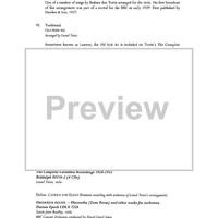 Notes and Contents - Bonus Material