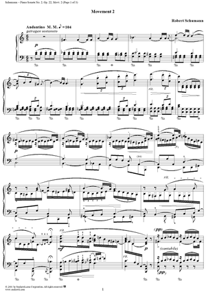 Piano Sonata No. 2, Movement 2