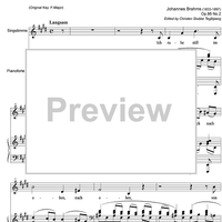 Feldeinsamkeit Op.86 No. 2