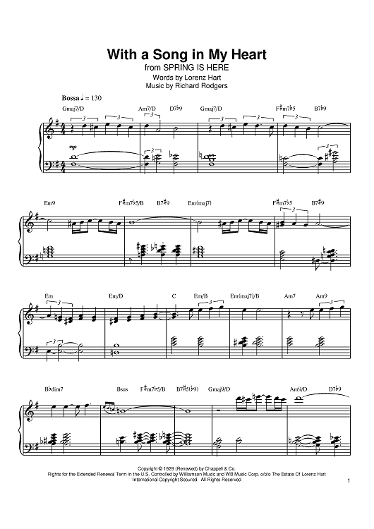 With A Song In My Heart