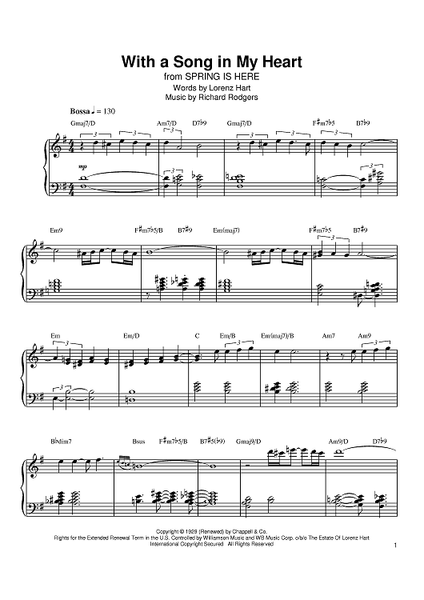 With A Song In My Heart