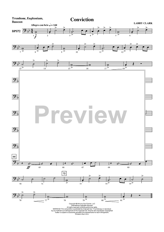 Conviction - Trombone/Euphonium BC/Bassoon