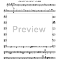 Trumpet Voluntary and Two Trumpet Tunes - Euphonium 2 BC/TC