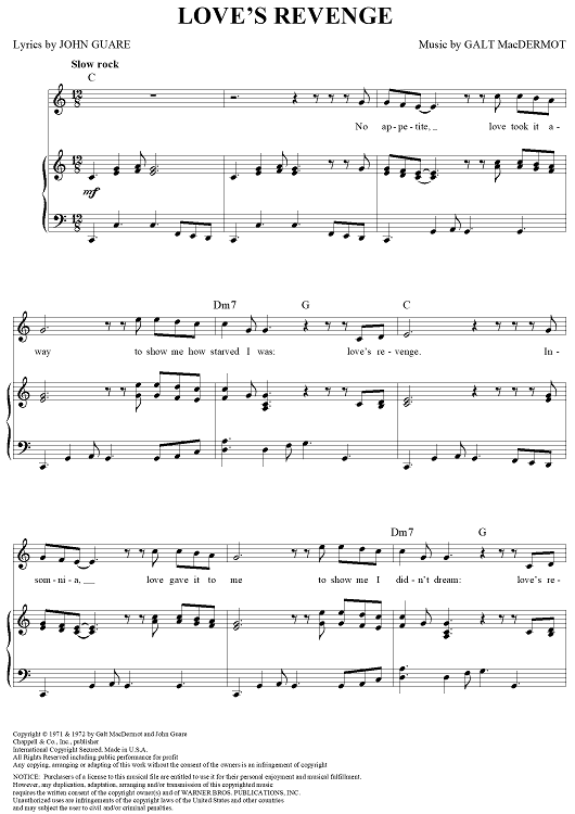 Love's Revenge