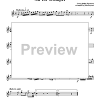 Air for Trumpet - Trumpet 1 in Bb