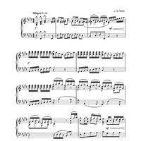 Allegro From Violin Concerto In E Major, Bwv 1042