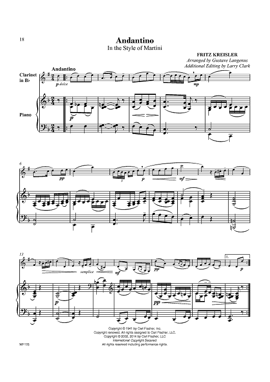 Andantino (In the Style of Martini)