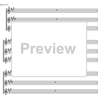 Three Part Sinfonia No. 7 BWV 793 e minor - Score
