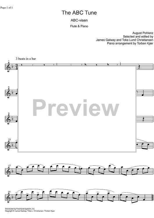 The ABC Tune - Flute