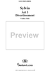 Sylvia, Divertissement, No. 16b: Violon Solo - Piano Score