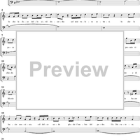 Chorus: Se gloria il crin ti cinse, No. 17 from "Lucio Silla", Act 2 - Full Score