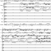 Choral from Cantata no. 147  ("Herz und Mund und That und Leben") - Full Score