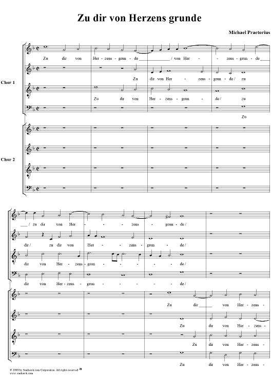 Zu dir von Herzens grunde