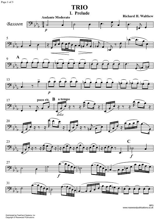 Trio - Bassoon