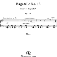 Bagatelle No. 13 "Lento funebre"