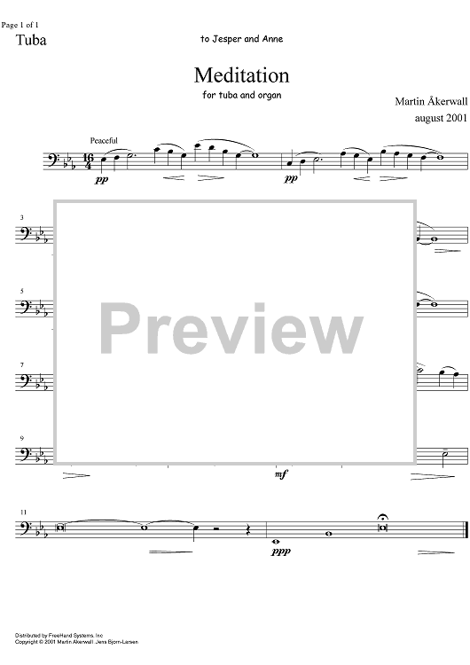 Meditation - Tuba