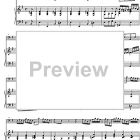 Sonata e minor - Score