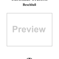 Christmas Oratorio: Beschluß - Chor "Dank sagen wir alle"