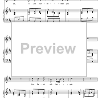 Non farmi più languir - Score