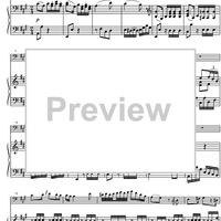 Concerto D Major - Score