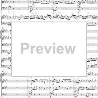 Clavier Concerto No. 4 in A Major, Movement 1 - Score