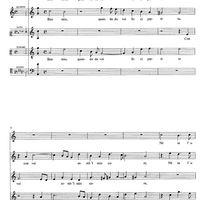 Ben mio, quando da voi feci partita