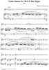 Violin Sonata No. 28 E-flat Major, K374f - Full Score