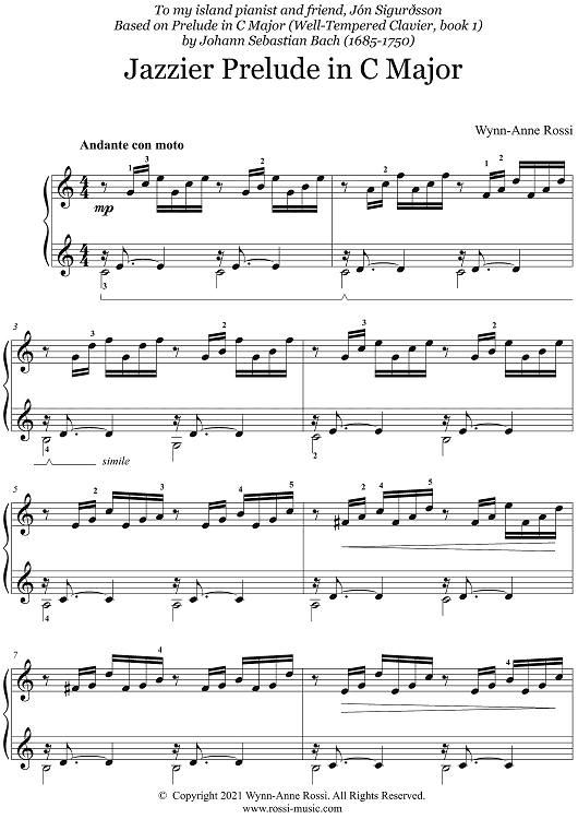 Jazzier Prelude in C Major