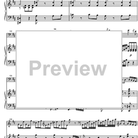 Concerto D Major - Score