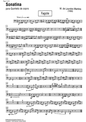 Sonatina - Bassoon
