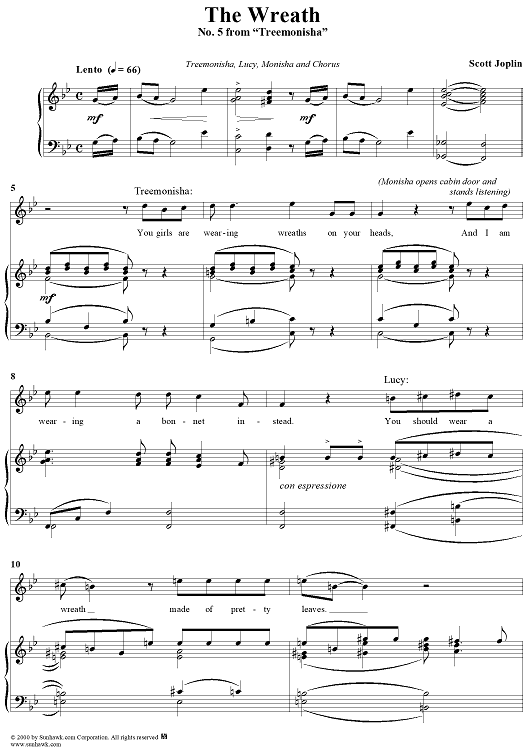 Treemonisha, No. 5: The Wreath