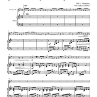 Softly and Tenderly - Piano Score