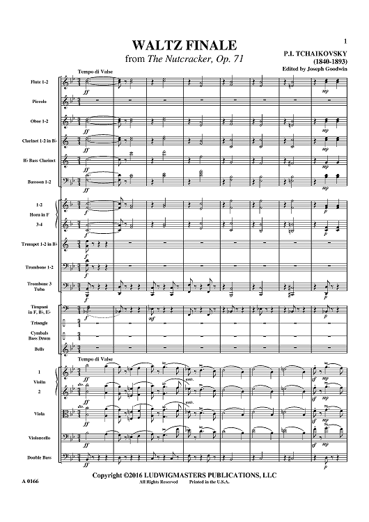 Waltz Finale from The Nutcracker, Op. 71 - Score