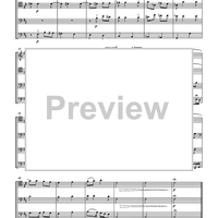 Five Pieces for Cello Quartet - Score