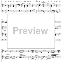 "Gelobet sei der Herr, mein Gott", Aria, No. 4 from Cantata No. 129: "Gelobet sei der Herr, mein Gott" - Piano Score