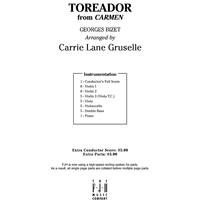 Toreador (from Carmen) - Score Cover