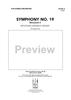 Symphony No. 19 - Score