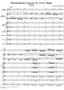 Brandenburg Concerto No. 4: Allegro - Score
