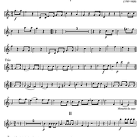 Minuet C Major D2d - Oboe 2