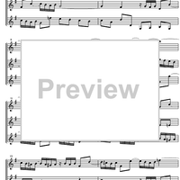 Three Part Sinfonia No. 4 BWV 790 d minor - Score