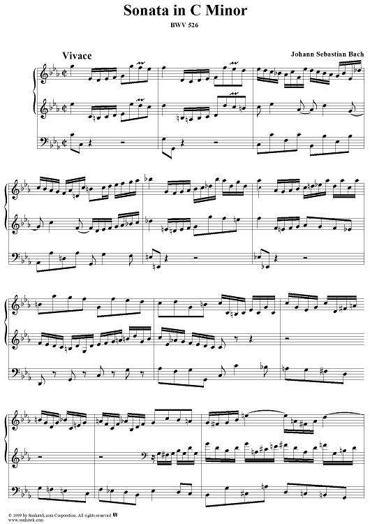 Sonata in C Minor, BWV 526