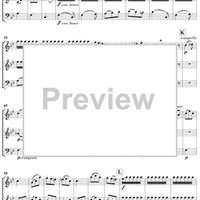 String Trio in B-Flat Major, Op. 1, No. 5 - Score