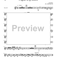 Fugue in g minor - Bass in Eb