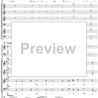 Kyrie Eleison - No. 1 from "Mass No. 6 in C major"