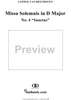 Missa Solemnis, No. 4: Sanctus