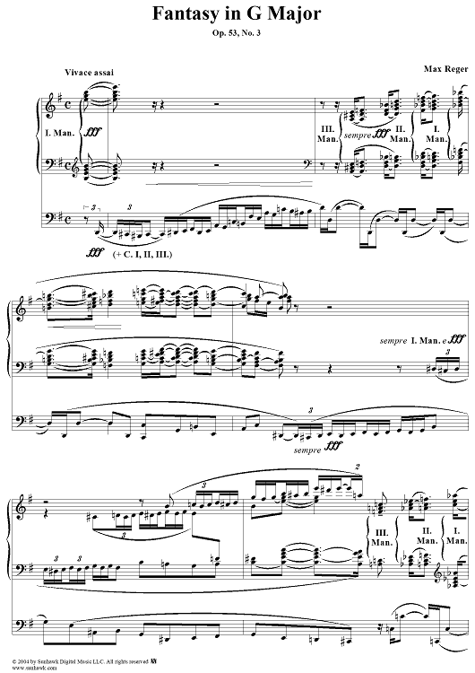 Fantasy in G Major, Op. 53, No. 3